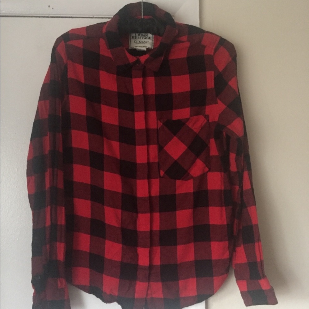Urban Heritage plaid shirt